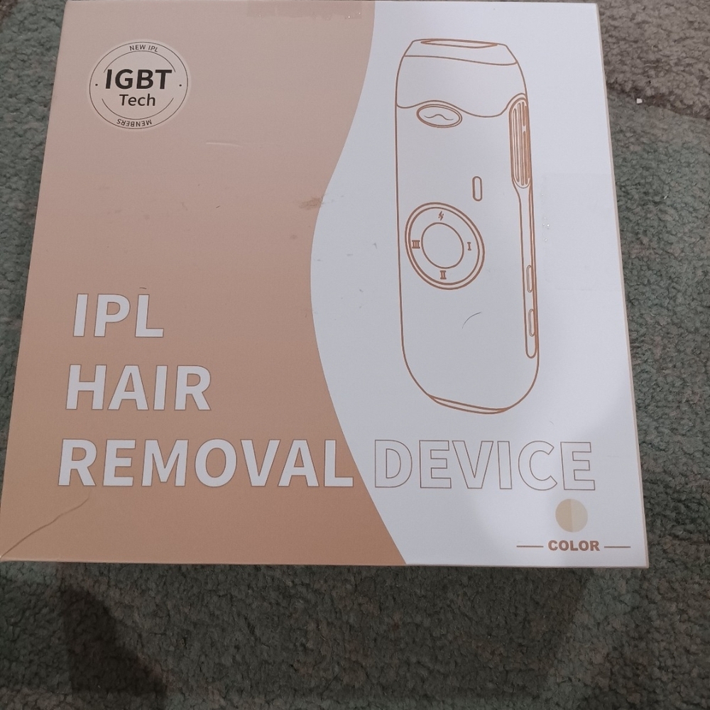 IPL Hair Removal Device -cream